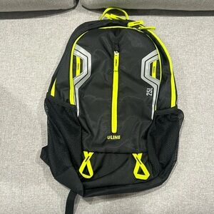 Black and lime 25L backpack